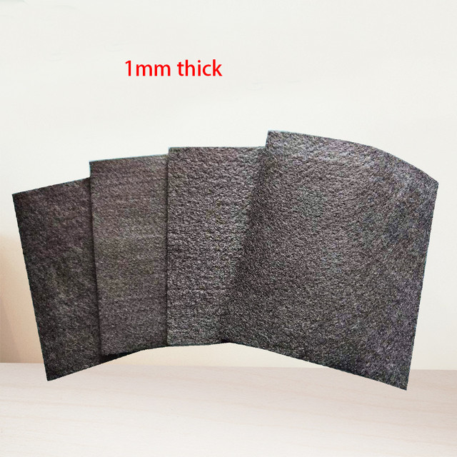 1mm thick graphite felt Carbon felt High temperature resistant flexible  graphite blanket tfnk Graphite felt with electrode